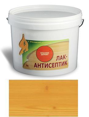 ЛАК-АНТИСЕПТИК деревозащитный состав цвет: дуб 9 л (уп.1 шт.)