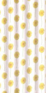 Штора для ванной тканевая желтая, 1171, "Залел" эконом, 170-180*200