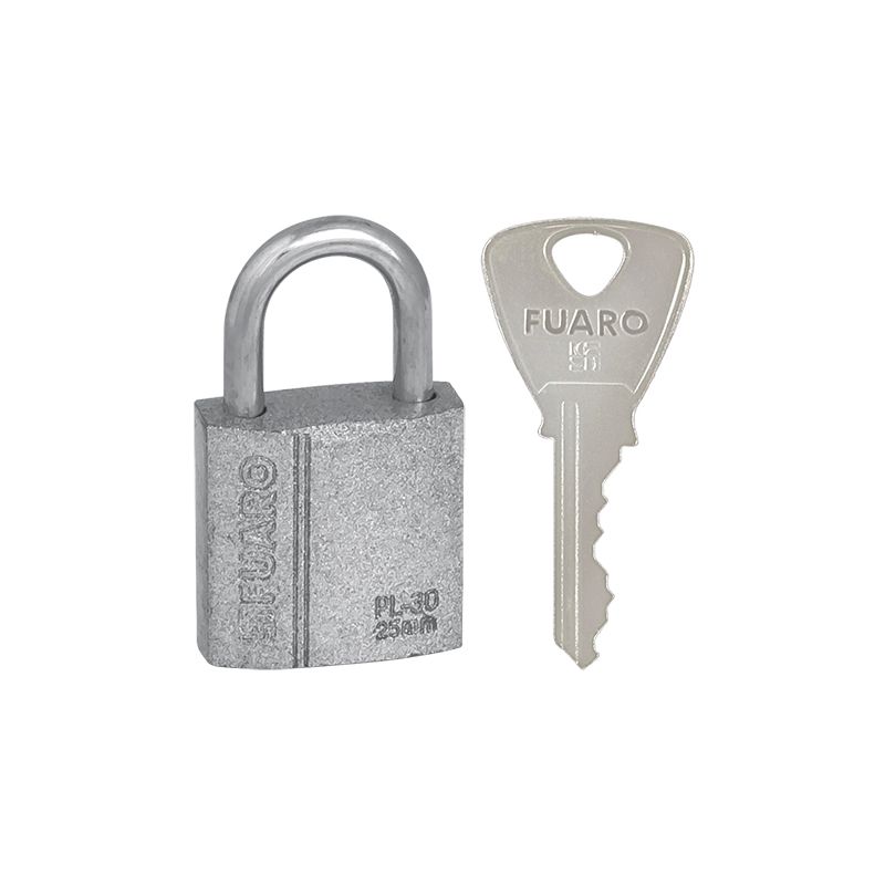 Замок навесной PL-PROTEC-3025 2key (PL-3025) англ. /блистер
