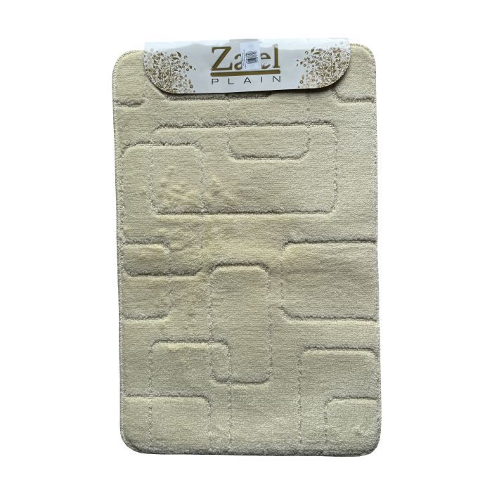 Набор ковриков Залел (2предмет) 55х85/45х55 крем.