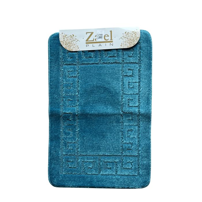 Набор ковриков Залел (2предмет) 55х85/45х55 бирюз.
