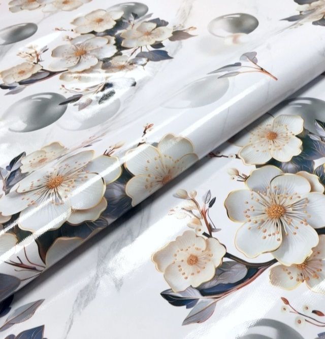 Клеенка на тк.основе "ГЛЯНЕЦ" 21649  (STS5708-1) (1.37х20м)