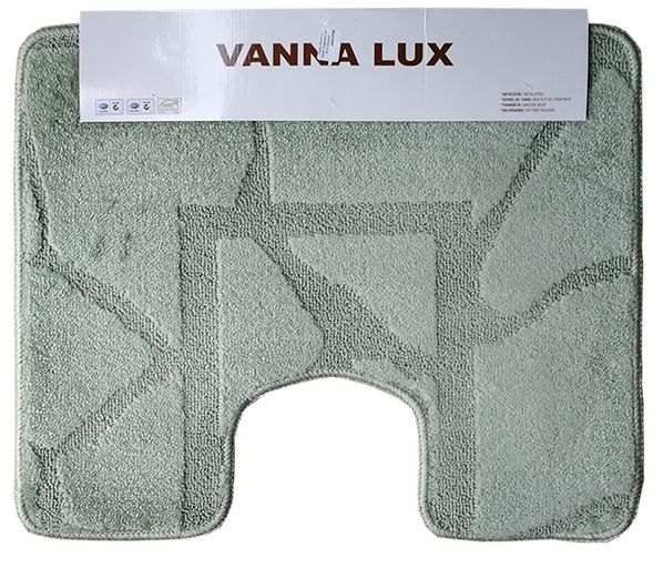 Коврик Vanna Lux туалет (1предмет) 50х60 см зеленый