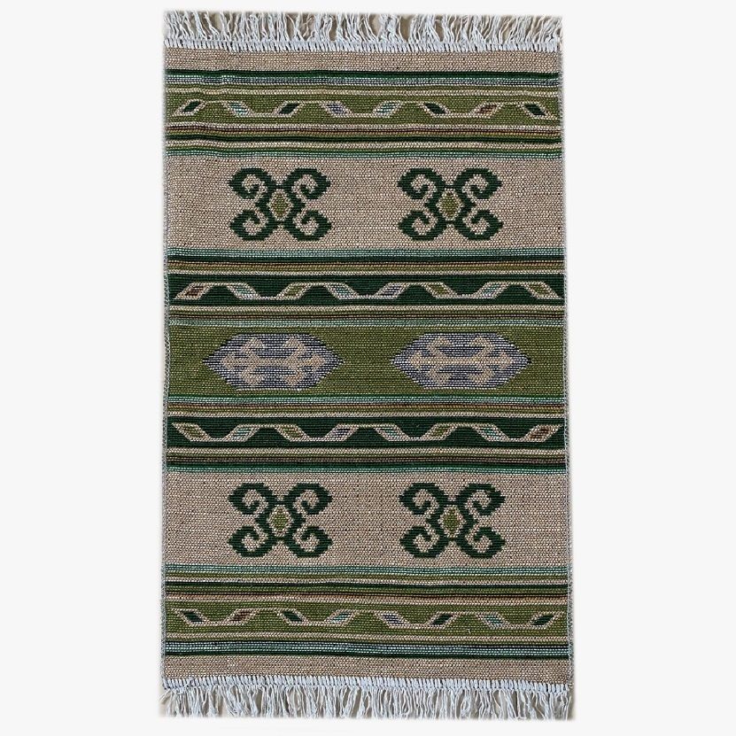 Коврик из хлопка 60*90 зел. UK10 Kilim Usak