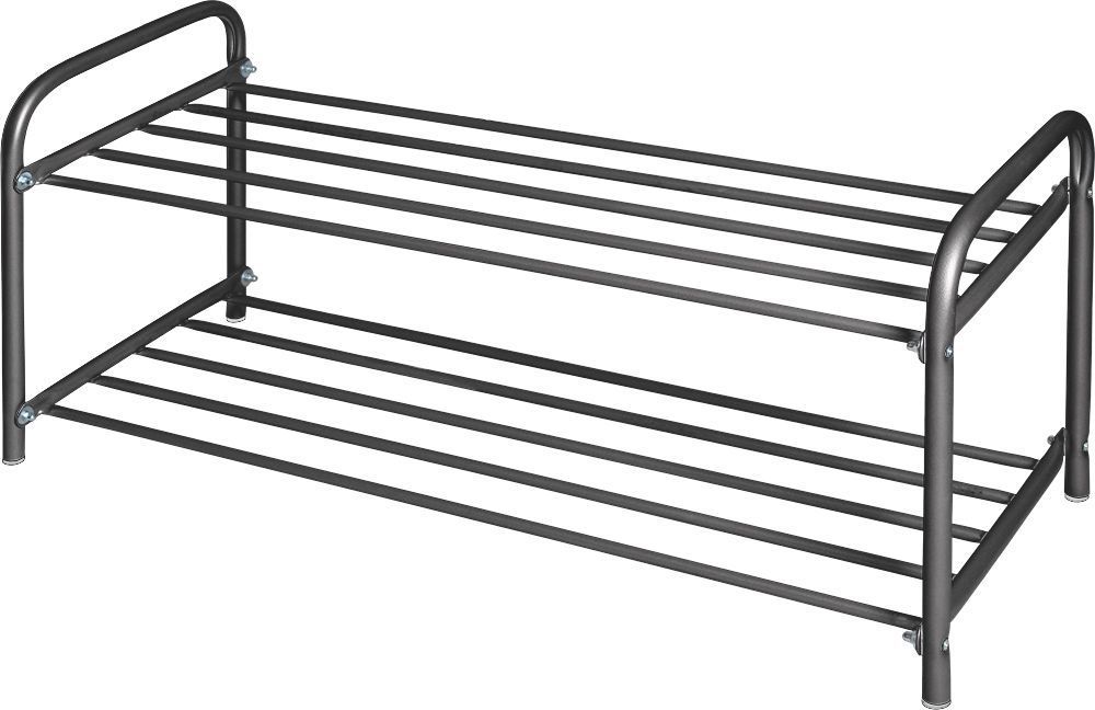 Этажерка "Комфорт2" низкая (360х330х800) 2-х ярусн.разборн. ЭТК2/Ч черн. Ника