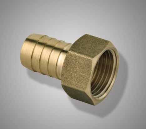 Штуцер (переходник) F 361.1804 резьбовой латун. (Ф18х1/2F внут) (уп.5шт.)