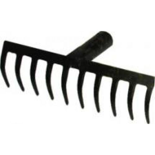 Грабли садово-огородные 10 зуб. метал. прямые (упак. 10шт.)