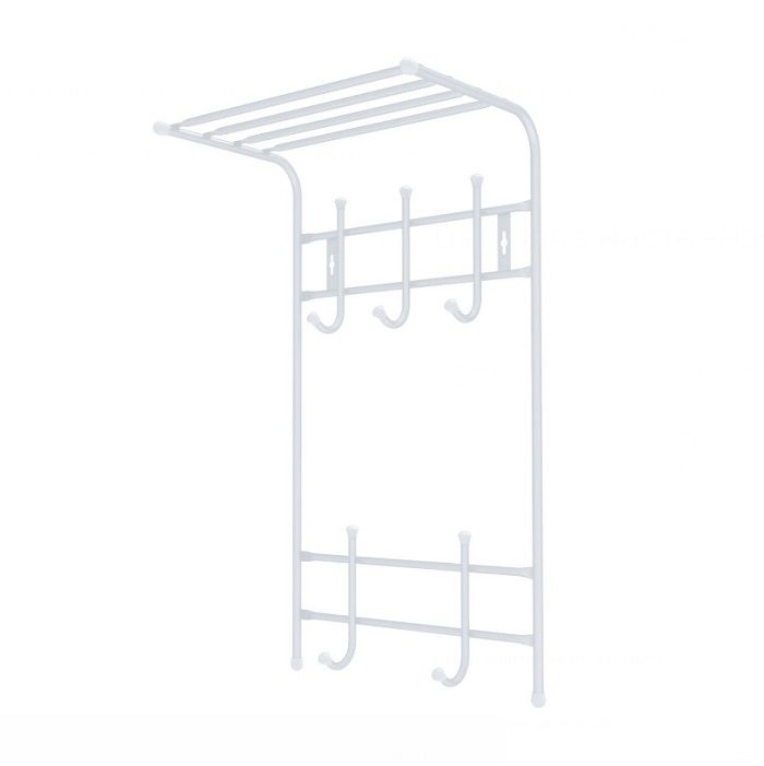 Вешалка настенная ВПТ5/МС (матовый серый) Ника