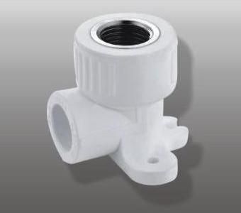 Уголок комбинир с настенным креплением ППР F 117.2004 латунь (ZL20*1/2F) (уп.5шт.)