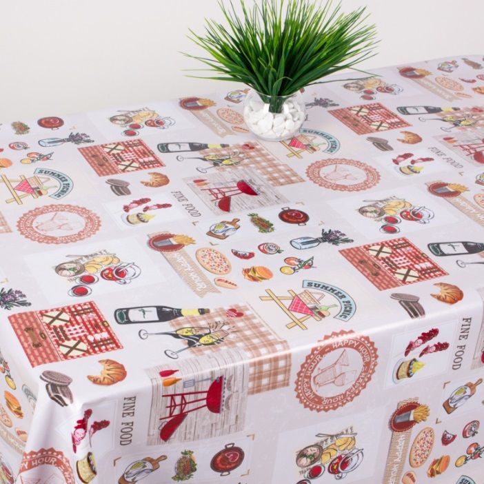 Клеенка на нетк.основе "Mirror" GX-271A Пикник (1,40х20м)