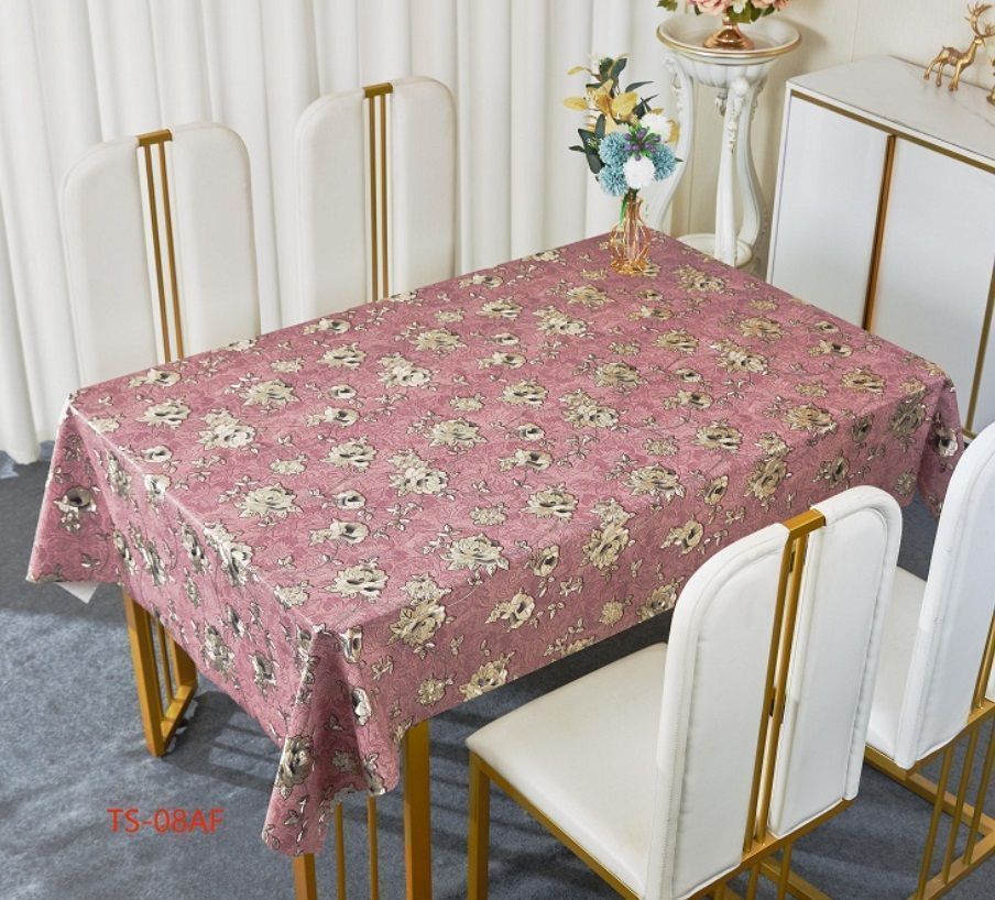 Клеенка на тк.основе лазерная "Жемчуг с принтом" 21692 (1.37х20м)