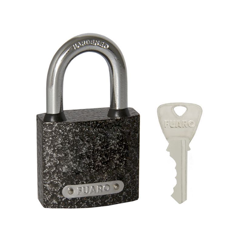 Замок навесной PL-UNI-0132 (PL-01-32) 3key англ. /блистер