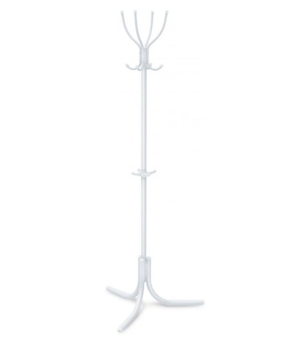 Вешалка напольная ВК4/МБ Комфорт 4 матовый белый Ника