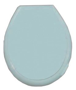 Крышка для унитаза жесткая голубая "Классик"
