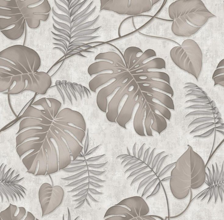 Обои Монстера гофра С14-03 0,5м*10м Гр.2 (упак. 15 рул. Саратов)