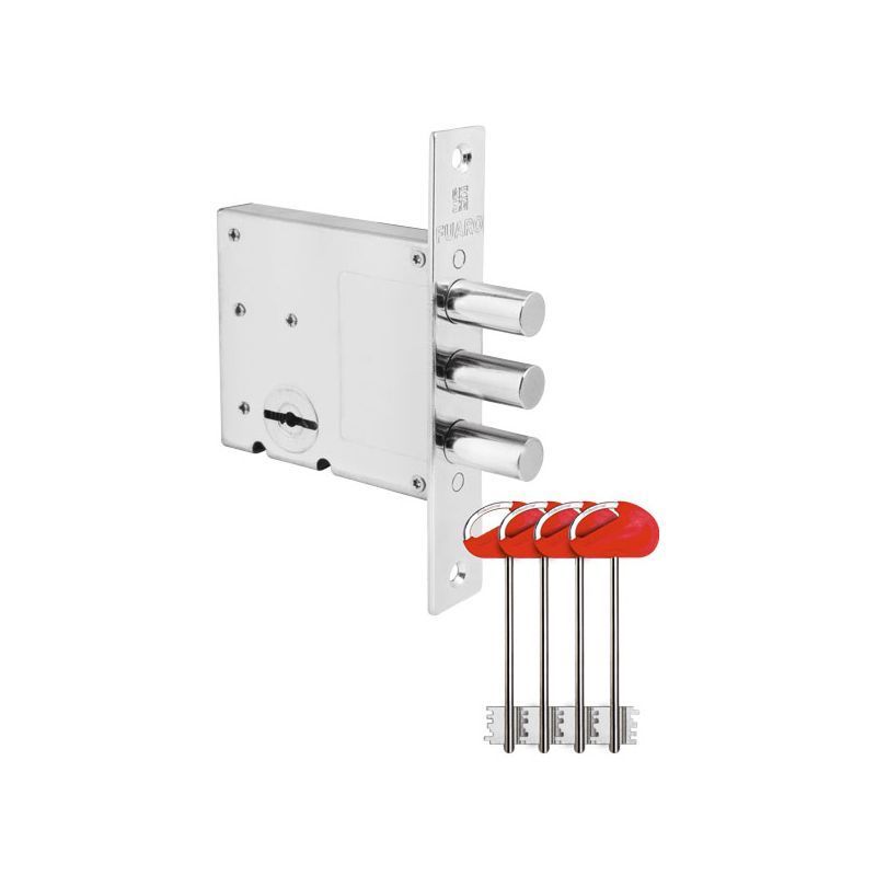 Замок врезной сувальдный MDV10/S-60.00.3R14