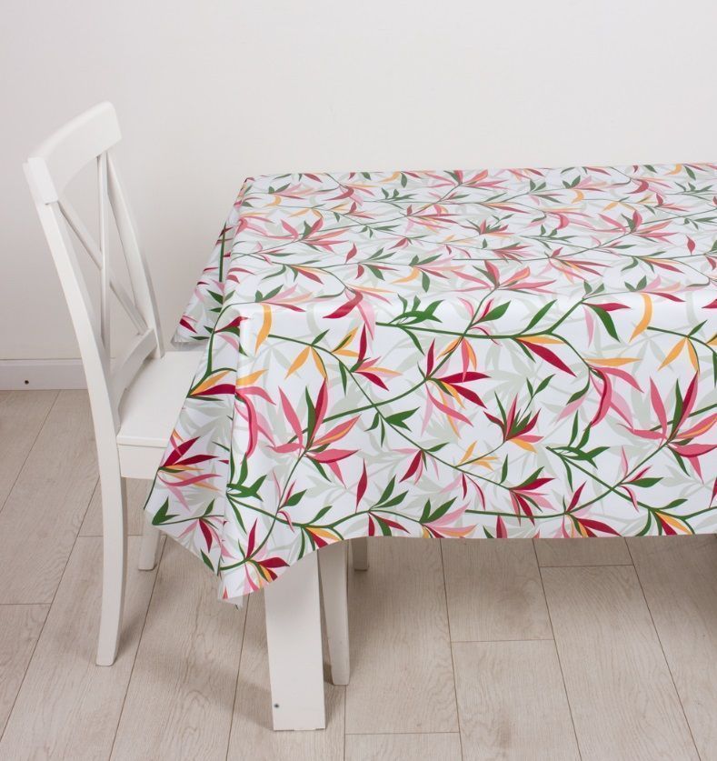 Клеенка на нетк.основе "Camelia" 702/9 Листья бамбука (1,40х20м)