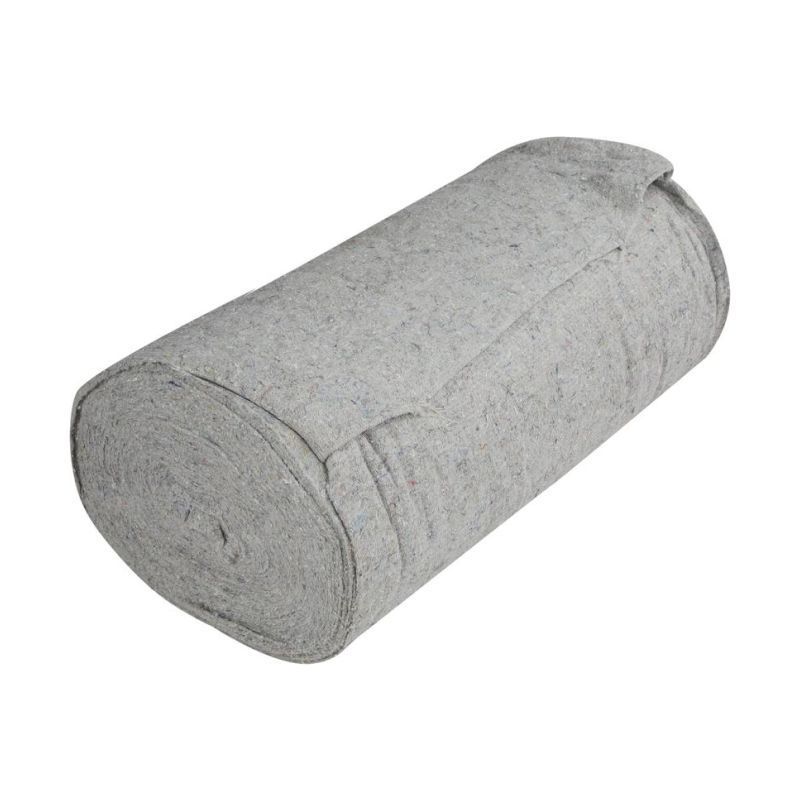 Полотно холстопрошивное шир. 1,5 м. пл.180-200 (рулон 50м) СЕРОЕ