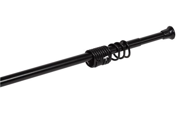 Карниз для ванной черный глянцевый