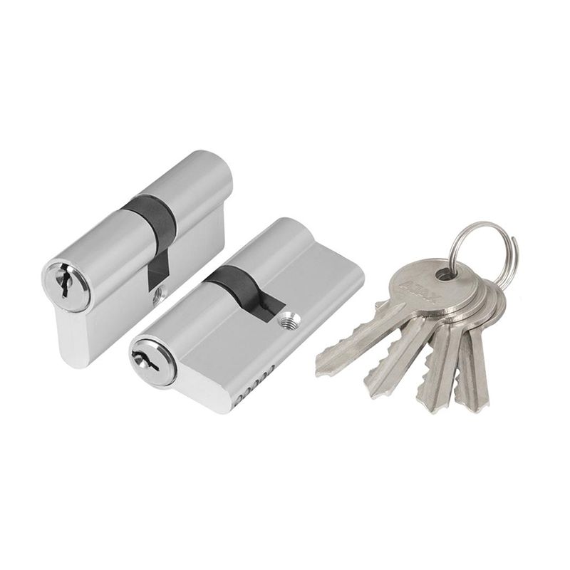Цилиндровый механизм AX1000Key60 хром