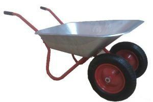 Тачка садовая 2-колесная 65л, 90кг