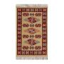 Коврик из хлопка 60*120 вишн./крем. UK1971 Kilim Usak