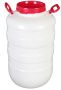 Бочка 60л с широким горлом белая Ижевск
