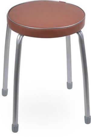 Табурет "Фабрик2" ТФ02/К без обода 4-х опор.(кругл.сидение) кор. Ника