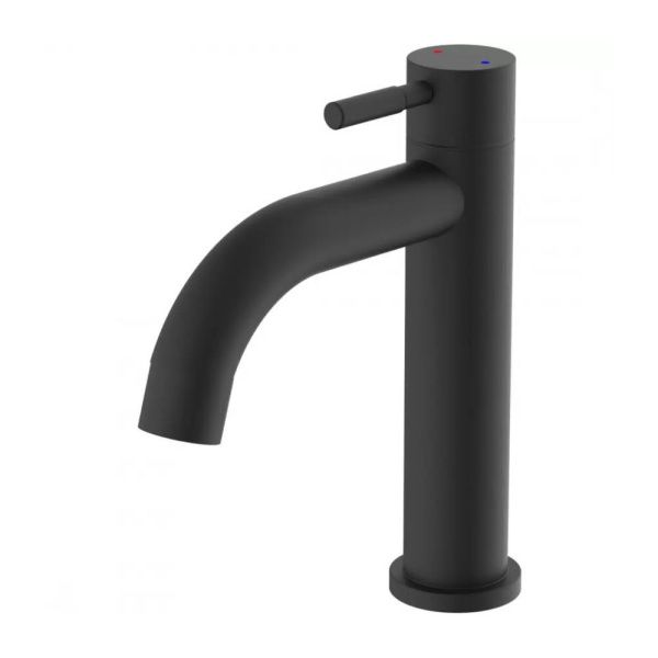 Кран водоразборный одноручковый  черный  Potato Эверест B10-3506