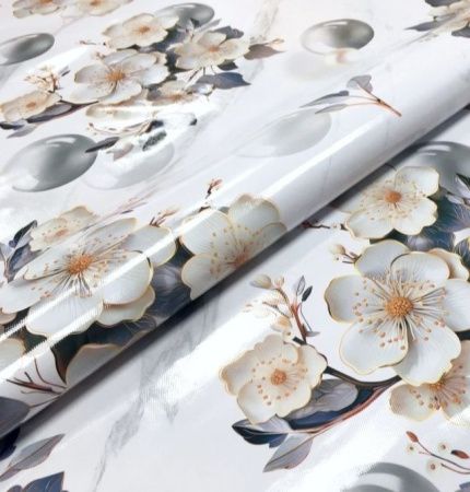 Клеенка на тк.основе "ГЛЯНЕЦ" 21649  (STS5708-1) (1.37х20м)