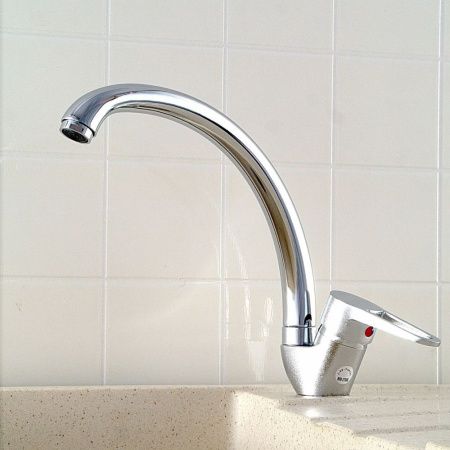 Смеситель для кухни монокомандный  хром  Potato Эверест B59-270GS