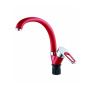 Смеситель для кухни монокомандный  красный с хромом  Potato Эверест B59-274C