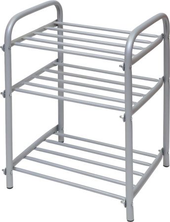 Этажерка 1 для обуви разборн. ЭТ1/МС (700х660х300) 4 полки. матовый серый Ника