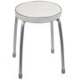 Табурет "Фабрик2" ТФ02/СС без обода 4-х опор.(кругл.сидение) св.серый Ника