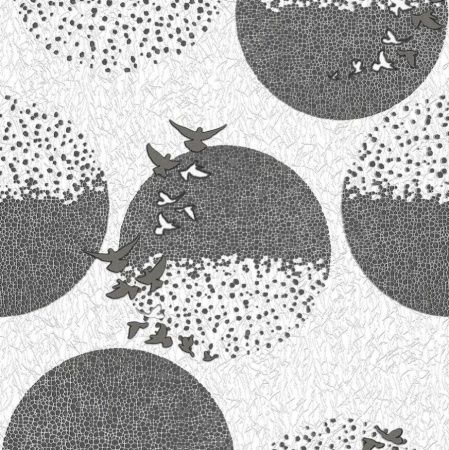 Обои Голубка дуплекс С6-07 0,5м*10м Гр.5 (упак. 12 рул. Саратов)