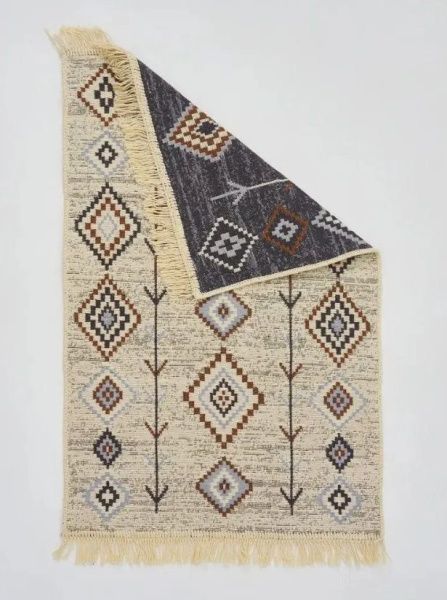 Коврик из хлопка 60*90 беж. 58239 Kilim GOLD