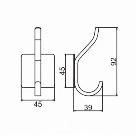 Крючок двойной Potato P 1805-2