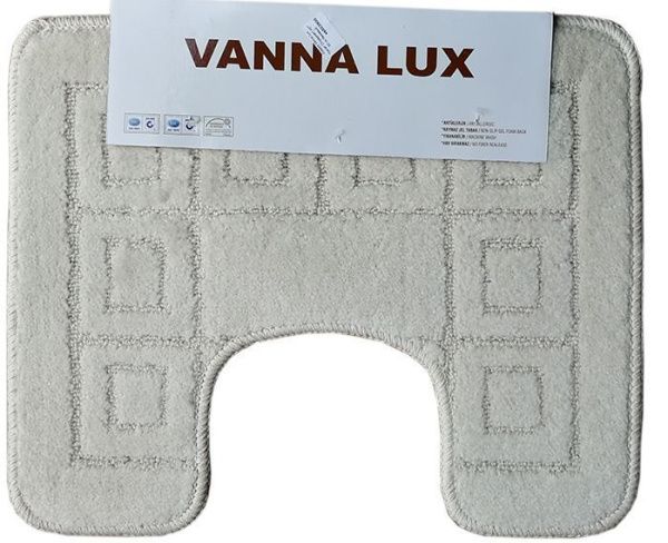 Коврик Vanna Lux туалет (1предмет) 40х50 см бежевый