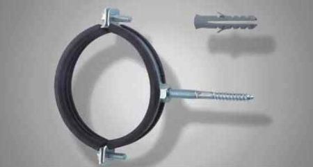 Хомут с дюбелем JSGK-1/2 (20-24мм) (упак.10шт.)