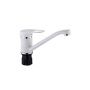 Смеситель для кухни монокомандный  белый  Potato Эверест B49-0257