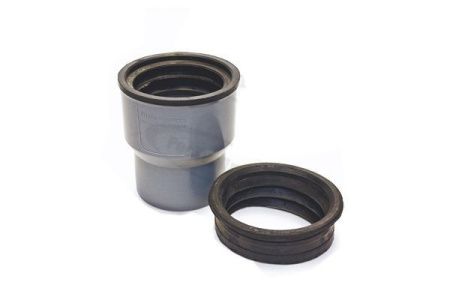 Переход чуг/пл д110/124 (уп.80 шт.)