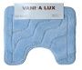 Коврик Vanna Lux туалет (1предмет) 40х50 см голубой