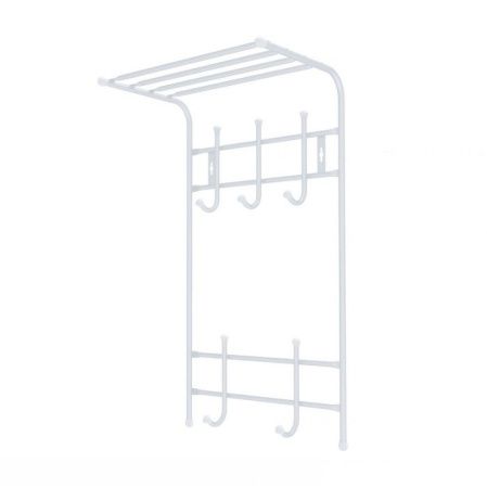 Вешалка настенная ВПТ5/МС (матовый серый) Ника