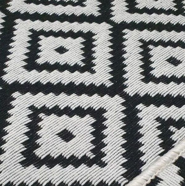 Коврик из хлопка 60*90 сер./черн. 57639 Kilim GOLD