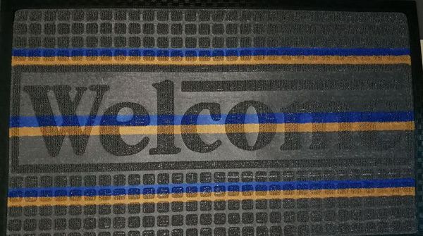 Коврик ворсовой Мультиколор 60х90 прямоугольный серый