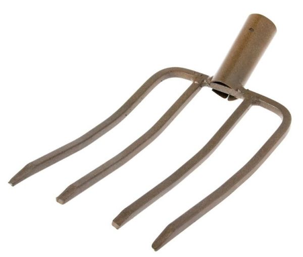 Вилы садово-огородные 4-рог. сварные с черенком*