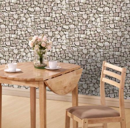 Обои Камни мойка С3В-02 0,5м*10м Гр.2 (упак. 15 рул. Саратов)