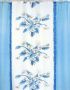 Штора для ванной тканевая голубая, 1345, "Залел", 180*200