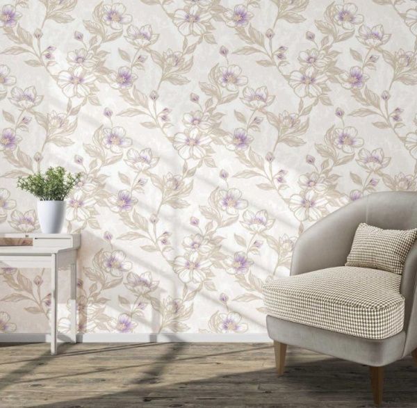 Обои Лирика-Н дуплекс С6-03 0,5м*10м Гр.5 (упак. 12 рул. Саратов)