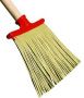 Метла пластиковая плоская №3 широкая ВИР с черенком В/С*